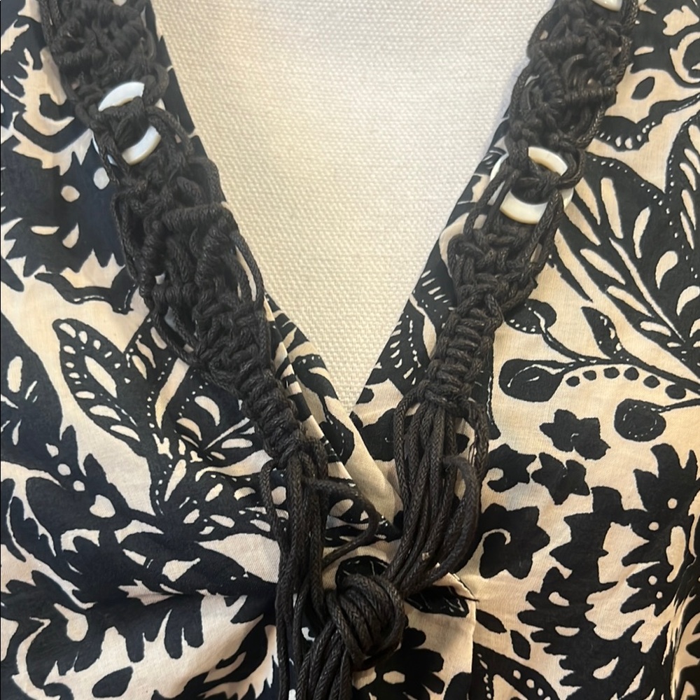 Zara Floral dress with Braided Accent